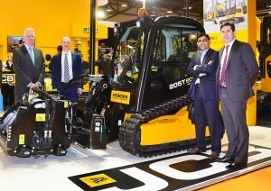 John Dolphin (Director – Major Accounts, Gunn JCB) Alex Gadd (Product Manager - Plant, Hewden) Kumar Bhamidipati (Operations Director, Hewden) Dan Thompstone (JCB UK & Ireland Sales Director)